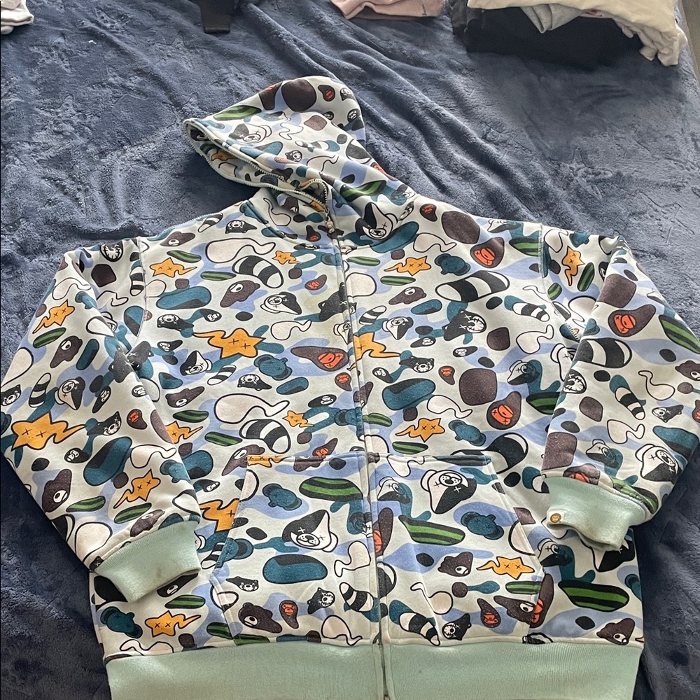 Bape Baby Milo x Kaws Full Zip Hoodie
